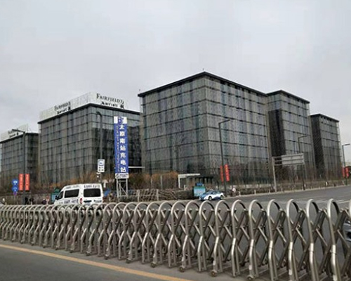 太原火車東部站前七棟商業配套工程幕墻鋁料與單元窗